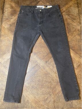 Tailor Vintage skinny fit faded black denim Bristol jean 34x30